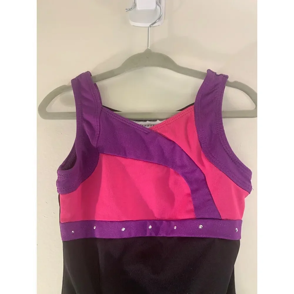 DANSKIN FREESTYLE Girl’s Dance/Gymnastic Leotard / Size: 4/5